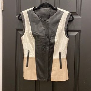 Genuine leather Bebe vest
